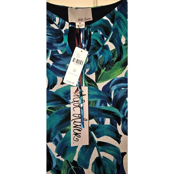 New Anthropologie Parterre Swing Mini Dress By Chloe Oliver Effortless $188 XS - Picture 4 of 4